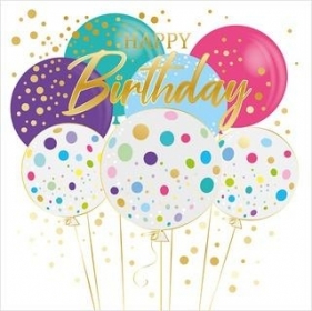 Karnet Urodziny - Pastel B-Day Balloon