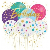 Karnet Urodziny - Pastel B-Day Balloon