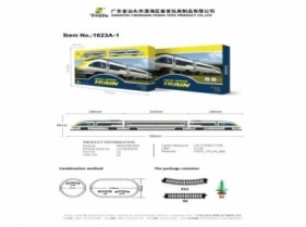 Kolejka z dźwiękiem światłem i dymem