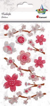 Naklejka (nalepka) Titanum Craft-fun kwiaty wiśni