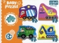 Puzzle Baby Classic 4w1: Pojazdy na budowie (36072)