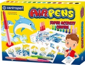 Centropen: Airpen Super Activity Centre 1500, 15 kolorów + 16 szablonów (615001504)