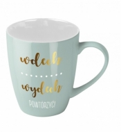 Kubek Pastelle Miętowy - WDECH...WYDECH...POWTÓRZYĆ ! (Q 675)
