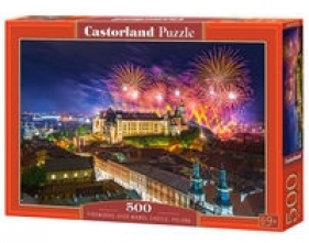 Puzzle Fireworks over Wawel Castle, Poland 500 (B-52721)