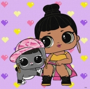 Malowanie po numerach - L.O.L. Surprise! 40x40cm