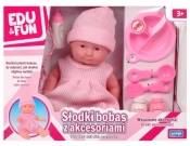 Lalka Bobas z akcesoriami EDU&FUN różowa (144721)