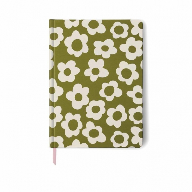 Notatnik Jumbo Green Groovy Floral