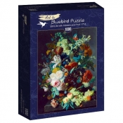 Bluebird Puzzle 1000: Martwa natura z kwiatami i owocami (60072)