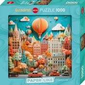 Heye, Puzzle 1000: Paper-Like - Miasto z papieru (30072)