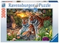 Ravensburger, Puzzle 3000: Ukryty tygrys (170722)