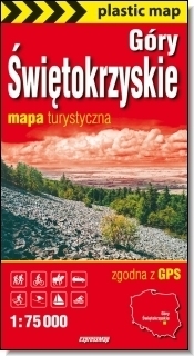 Plastic map Góry Świętokrzyskie 1:75000