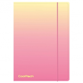 Coolpack, teczka A4 z gumką - Gradient Peach (03722CP)