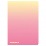 Coolpack, teczka A4 z gumką - Gradient Peach (03722CP)