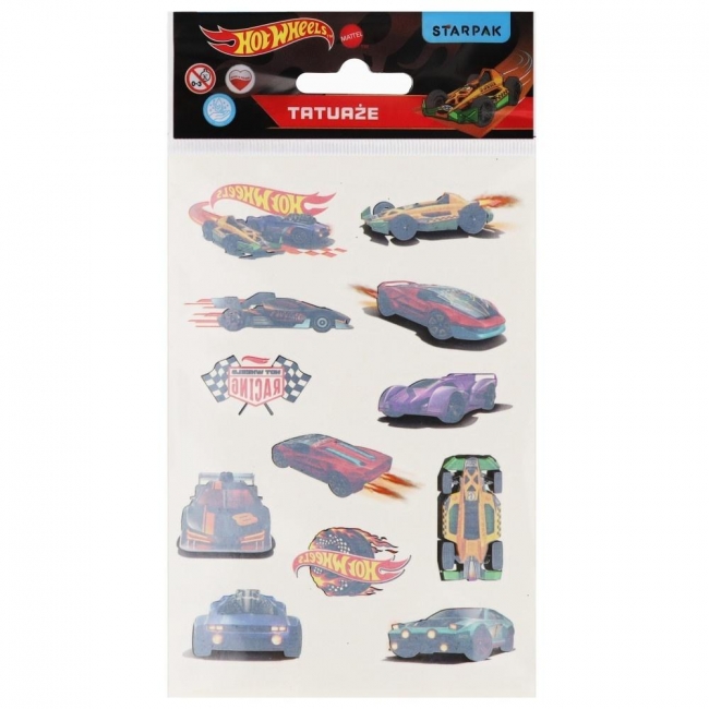 Tatuaże 10x19cm Hot Wheels