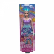 Lalka Barbie Jednorożec, fioletowo-turkusowy strój (HRR12/HRR15)