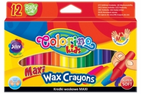 COLORINO KREDKI ŚWIECOWE 12 KOLORÓW JUMBO MAXI