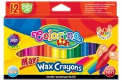 COLORINO KREDKI ŚWIECOWE 12 KOLORÓW JUMBO MAXI
