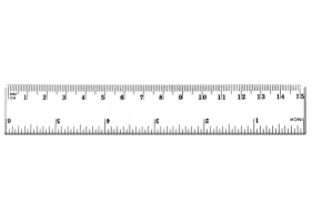 Linijka plastikowa Tetis 15cm