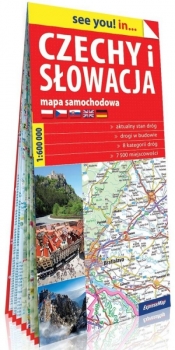 See you! in... Czechy i Słowacja 1:600 000 mapa - Praca zbiorowa
