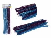 Druciki kreatywne metalik fiolet + niebieski