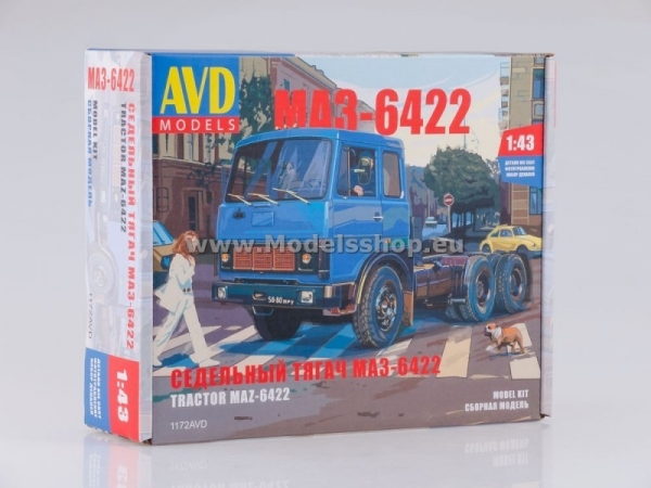 MAZ-6422 Tractor Truck (early version) model kit (1172AVD)