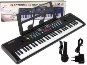 Keyboard MQ-6112 M+ mikrofon i uchwyt na nuty