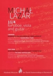 11/4 for oboe, viola and guitar - Michał Lazar