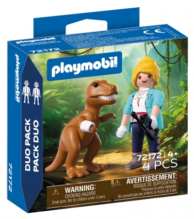Playmobil DuoPack T-Rex z badaczem 72172