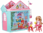 BARBIE Domek zabaw Chelsea + lalka (Uszkodzone opakowanie) (DWJ50)