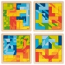 Układanka, puzzle - mozaika w kształcie literek L (GOKI-57472) mix
