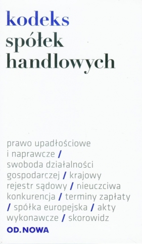 Kodeks spółek handlowych - <br />
