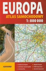 Europa atlas samochodowy 1:800 000 - <br />