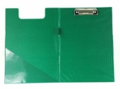 Deska A4 PVC z klipsem i okładką zielona D.RECT