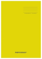 Zeszyt A5/60K kratka PP Yellow (4szt) NARCISSUS