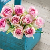 Serwetka BASKET FULL OF ROSES