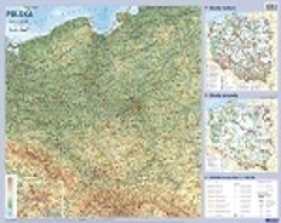 MAPA Polski - plansza edukacyjna na ścianę i biurko - Opracowanie zbiorowe