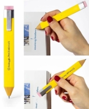 Pen Boomkark - zakładka długopis - Yellow - Żółty