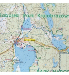 Kaszuby dla rowerzystów i piechurów, 1:60 000 - Opracowanie zbiorowe