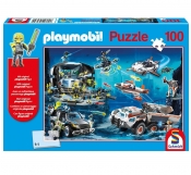 Puzzle 100: Playmobil Agent wywiadu + figurka