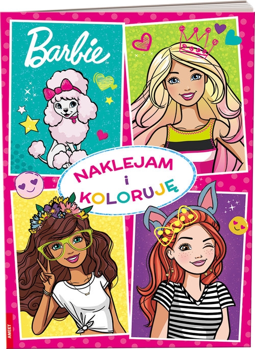 Barbie Naklejam i koloruję