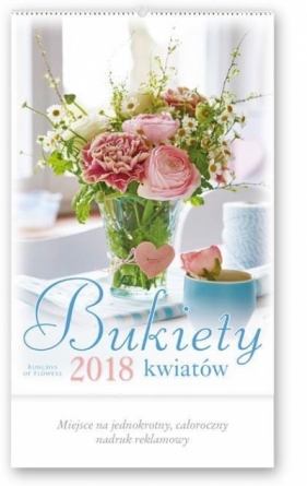 Kalendarz reklamowy 2018 - Bukiety kwiatów RW22