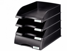 Szuflada na dokumenty Leitz Plus - czerwony 25,5 x 7 x 35,7 cm (52272025)