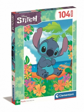 Puzzle: Super Kolor - Stitch, 104 el. (27572)