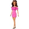 Barbie Fashionistas. Lalka Różowa sukienka (HRH15) Wiek: 3+