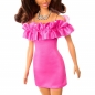 Barbie Fashionistas. Lalka Różowa sukienka (HRH15)