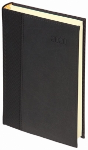 Kalendarz 2020 A4 Dzienny reg. Carbon Paris czarny