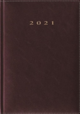 Terminarz 2021 A5 Madrid bordowy