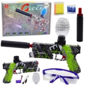 Pistolet glock na kulki żelowe 2w1