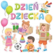 Dekoracja okolicznościowa Dzień Dziecka 14el