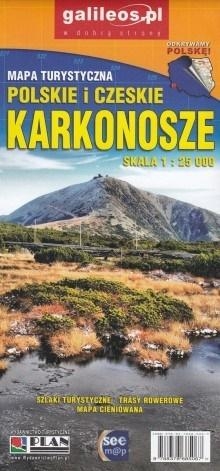 Mapa tur. - Polskie i Czeskie Karkonosze 1:25 000